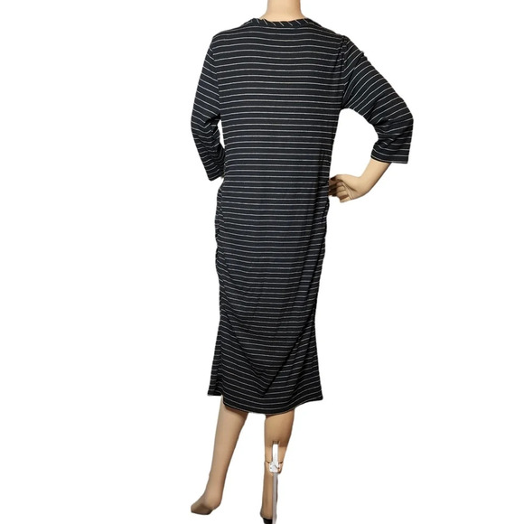 Isabel Maternity stretch ribbed dress - Picture 7 of 14